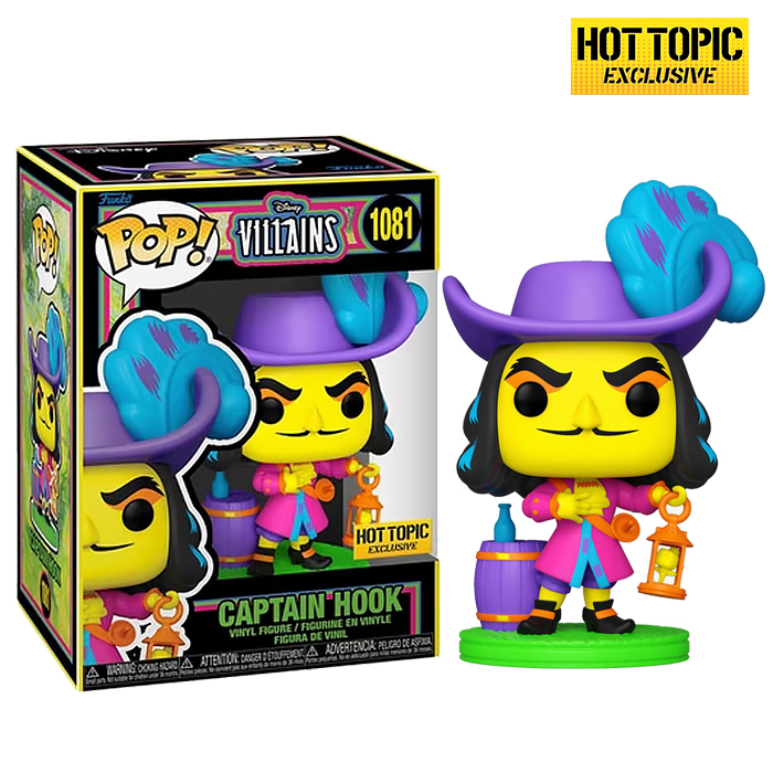 Captain hook funko store pop hot topic